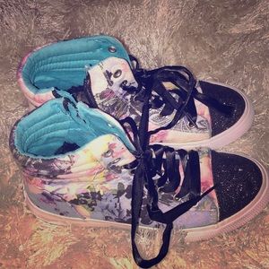 Disney Floral DSigned High Tops - Girls